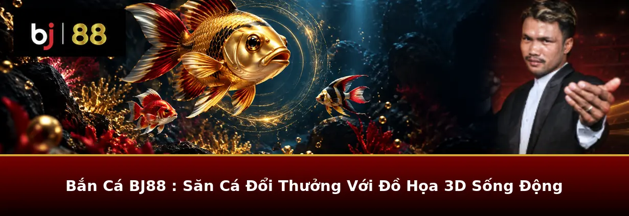 Bắn Cá BJ88 2026: Săn Cá Đổi Thưởng Với Đồ Họa 3D Sống Động